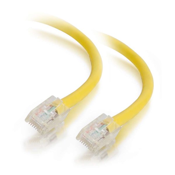 C2G 1m Cat5e Non-Booted Unshielded (UTP) Network Patch Cable - Yellow