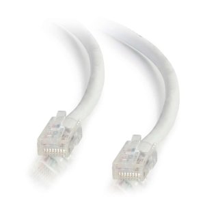 C2G 0.5m Cat5e Non-Booted Unshielded (UTP) Network Patch Cable - White