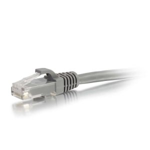 C2G 0.5m Cat5e Booted Unshielded (UTP) Network Patch Cable - Grey