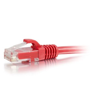 C2G 0.5m Cat5e Booted Unshielded (UTP) Network Patch Cable - Red