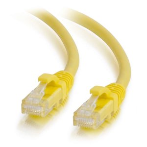 C2G Cat6 550MHz Snagless Patch Cable 10m networking cable Yellow U/UTP (UTP)