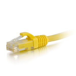 C2G Cat6 550MHz Snagless Patch Cable 10m networking cable Yellow U/UTP (UTP)