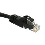 C2G Cat6 Snagless CrossOver UTP Patch Cable Black 0.5m networking cable