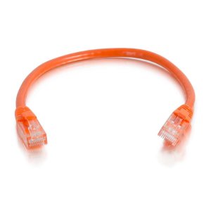 C2G 0.5m Cat5e Booted Unshielded (UTP) Network Patch Cable - Orange