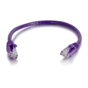 C2G 1m Cat5e Booted Unshielded (UTP) Network Patch Cable - Purple