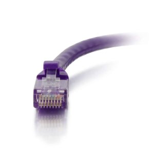 C2G 1m Cat5e Booted Unshielded (UTP) Network Patch Cable - Purple