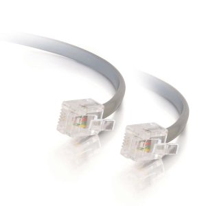 C2G 3m RJ11 6P4C Straight Modular Cable