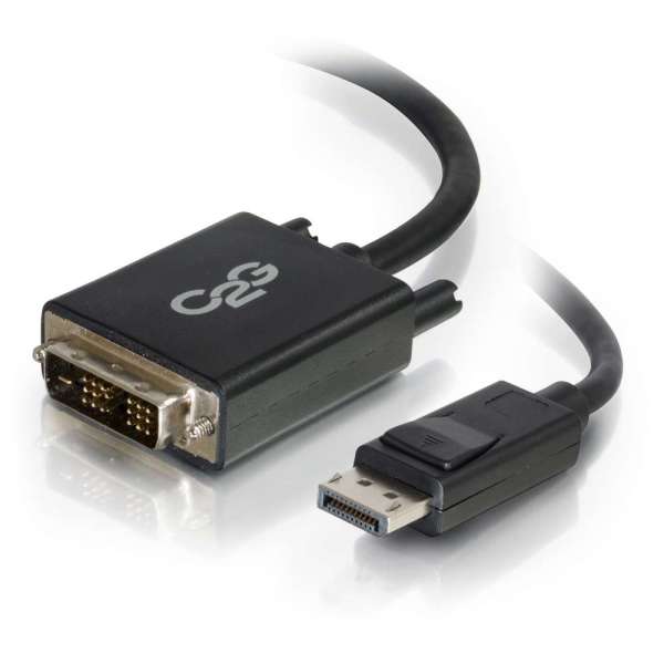 C2G 3m DisplayPort to Single Link DVI-D Adapter Cable M/M - DP to DVI - Black