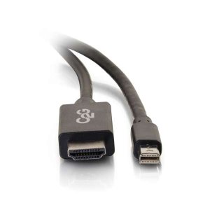 C2G 1m Mini DisplayPort to HDMI Adapter Cable - Mini DP Male to HDMI Female - Black