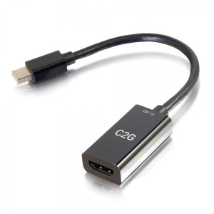 C2G 8in Mini DisplayPort Male to HDMI Female Passive Adapter Converter - 4K 30Hz