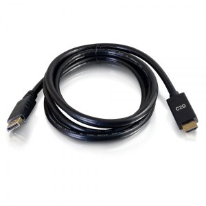 C2G 3ft DisplayPort Male to HDMI Male Passive Adapter Cable - 4K 30Hz