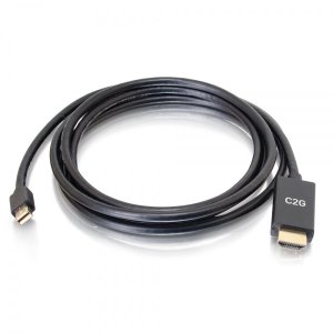 C2G 3ft Mini DisplayPort Male to HDMI Male Passive Adapter Cable - 4K 30Hz