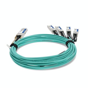 7 m, AOC, QSFP28 - 4x SFP28