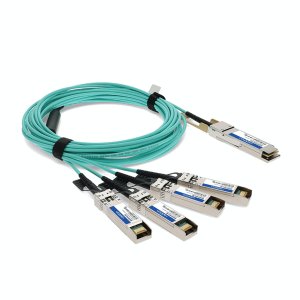 7 m, AOC, QSFP28 - 4x SFP28