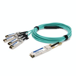 15 m, AOC, QSFP28 - 4x SFP28