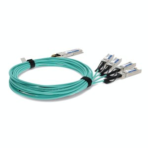 15 m, AOC, QSFP28 - 4x SFP28