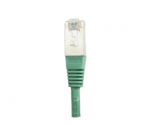 Cat5e, RJ-45 Patch cable, F/UTP, green, 1.5m