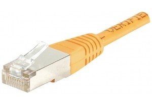 10m Cat5E RJ45 FTP Patch Cable, Orange