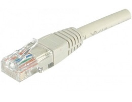 RJ45 Patch Ethernet Network Cable, Cat6, UTP, 1.0m, Grey