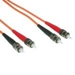 C2G 1m ST/ST LSZH Duplex 62.5/125 Multimode Fibre Patch Cable InfiniBand/fibre optic cable (2) ST Orange