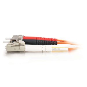 C2G 2m LC/ST LSZH Duplex 62.5/125 Multimode Fibre Patch Cable InfiniBand/fibre optic cable Orange