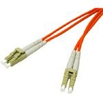 C2G 1m LC/LC LSZH Duplex 62.5/125 Multimode Fibre Patch Cable InfiniBand/fibre optic cable Orange