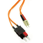 C2G 2m LC/SC LSZH Duplex 50/125 Multimode Fibre Patch Cable InfiniBand/fibre optic cable Orange