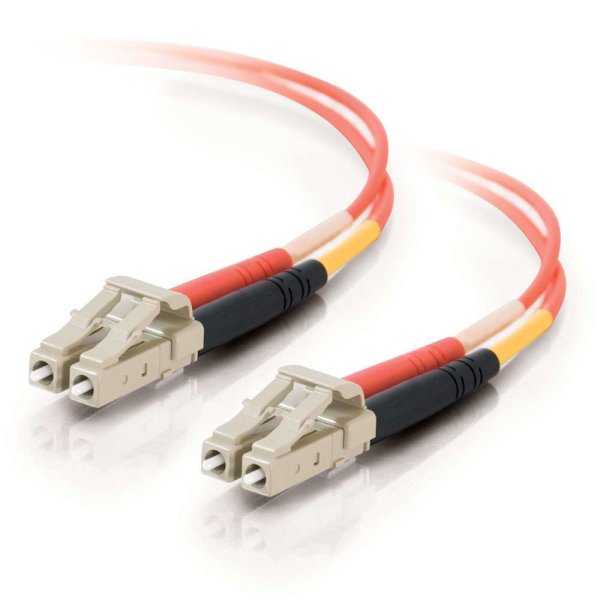 C2G 2m LC/LC LSZH Duplex 50/125 Multimode Fibre Patch Cable InfiniBand/fibre optic cable Orange