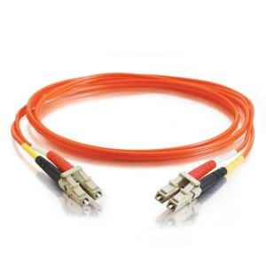 C2G 2m LC/LC LSZH Duplex 50/125 Multimode Fibre Patch Cable InfiniBand/fibre optic cable Orange