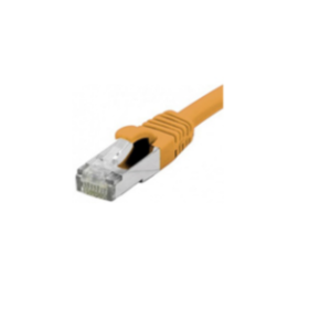 F/UTP Cat6a Snagless LSZH Orange 1m