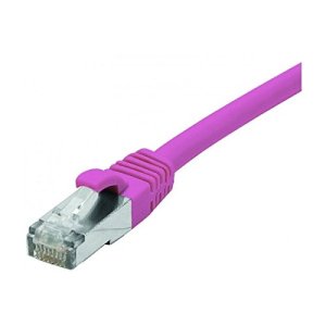 0.3 m Copper RJ-45 Cat.6 F/UTP LSZH - Pink