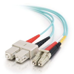 C2G 85514 InfiniBand/fibre optic cable 2 m SC OFNR Turquoise