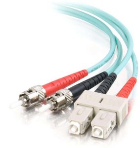 C2G 85522 InfiniBand/fibre optic cable 1 m SC ST OFNR Turquoise