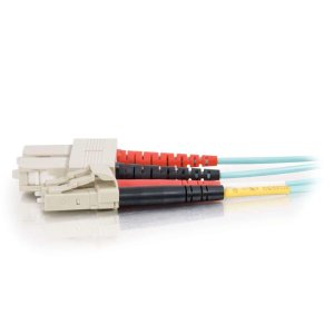 C2G 85531 InfiniBand/fibre optic cable 1 m LC SC OFNR Turquoise