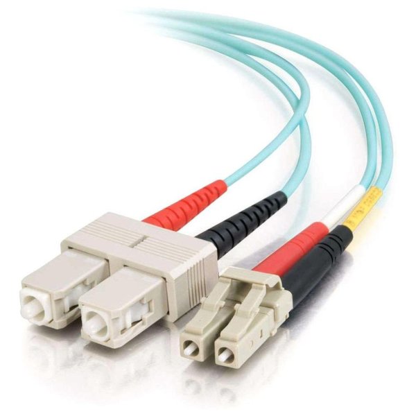 C2G 85533 InfiniBand/fibre optic cable 3 m LC SC OFNR Turquoise