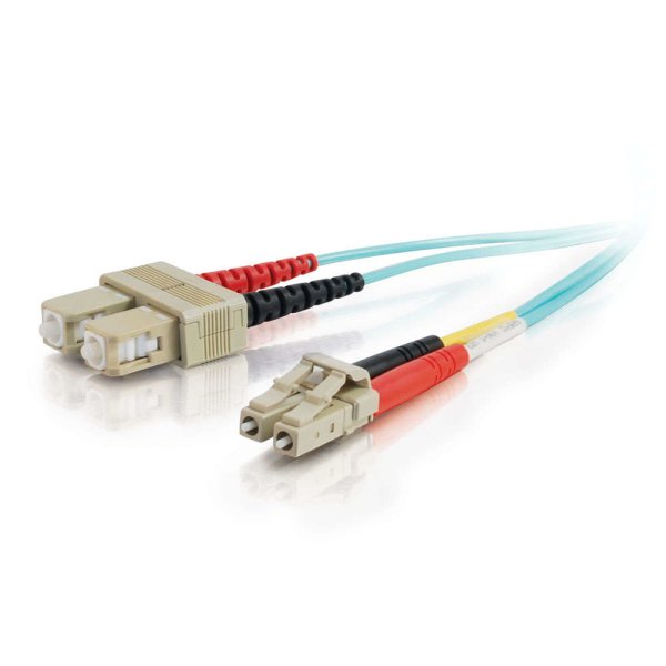 C2G 85539 InfiniBand/fibre optic cable 30 m LC SC OFNR Turquoise