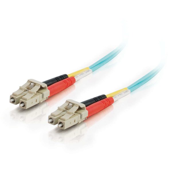 C2G 85549 InfiniBand/fibre optic cable 1 m LC OFNR Turquoise