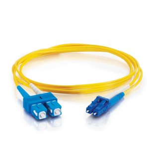 C2G 85587 InfiniBand/fibre optic cable 2 m LC SC OFNR Yellow