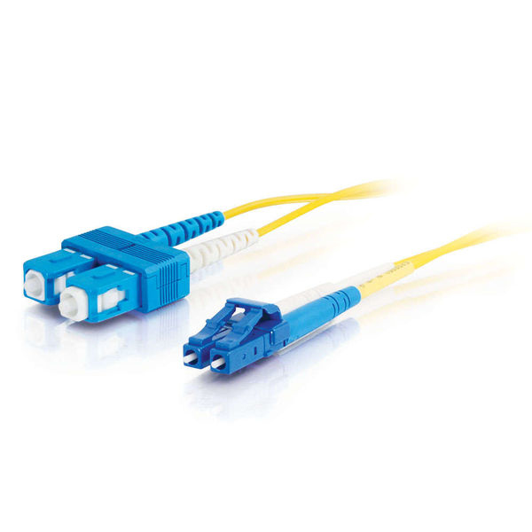 C2G 85592 InfiniBand/fibre optic cable 15 m LC SC OFNR Yellow