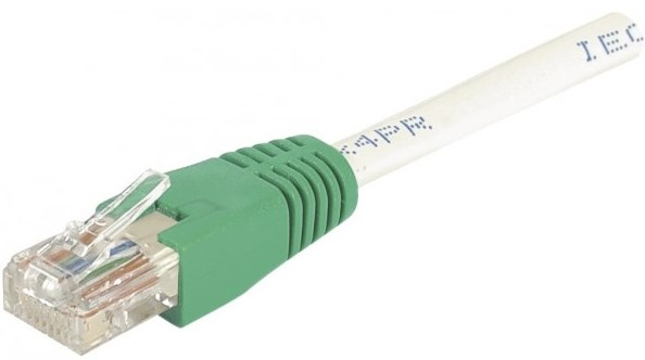 Dexlan RJ-45 Cat6 M/M 2m networking cable Green U/UTP (UTP)