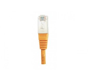 Cat5e RJ45 Patch cable F/UTP orange, 0.3 m