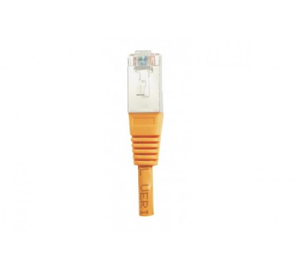 Cat5e RJ45 Patch cable F/UTP orange, 0.3 m