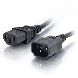 C2G 5m 18 AWG Computer Power Extension Cord (IEC320C13 to IEC320C14)