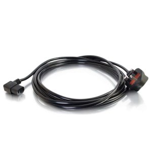 C2G 5m Power Cable Black BS 1363 C13 coupler