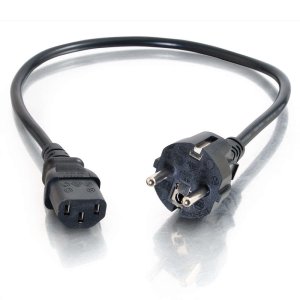 C2G 1m 16 AWG European Power Cord (IEC320C13 to CEE7/7)