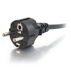 C2G 5m Power Cable Black CEE7/7 C13 coupler