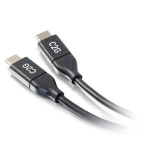 C2G 3m (10ft) USB C Cable - USB 2.0 (5A) - M/M USB Type C Cable - Black