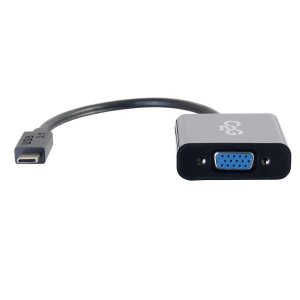 C2G USB 3.1 USB Type C to VGA Adapter - USB C to VGA Black