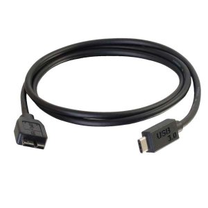 C2G 1m USB 3.1 Gen 1 USB Type C to USB Micro B Cable - USB C Cable Black