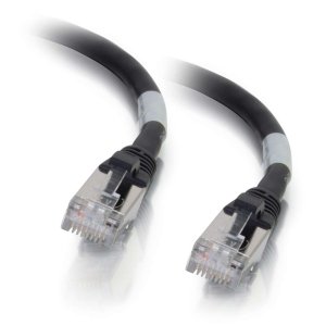 C2G 2m Cat6a Booted Shielded (SSTP) Network Patch Cable - Black